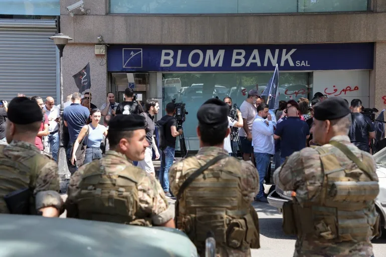 Woman Holds up Beirut Bank with Activists to Withdraw Savings