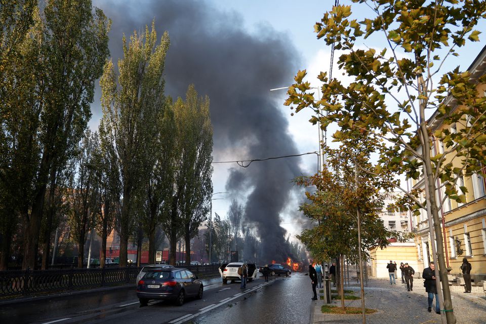 Day 229: Reports of Casualties, Electricity and Water Outages as Blasts Rock Kyiv and Other Ukrainian Cities