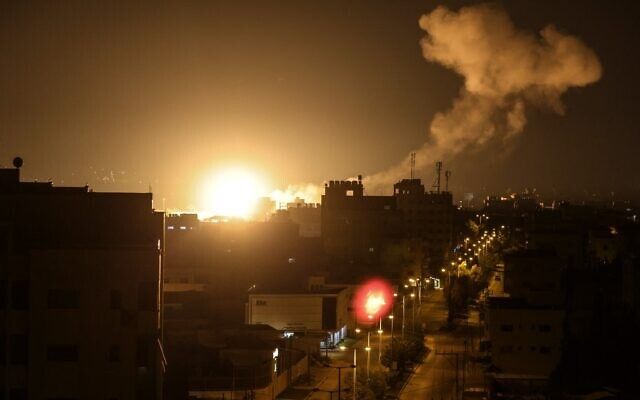 Israel Bombs Gaza Following Palestinian Rocket Attacks