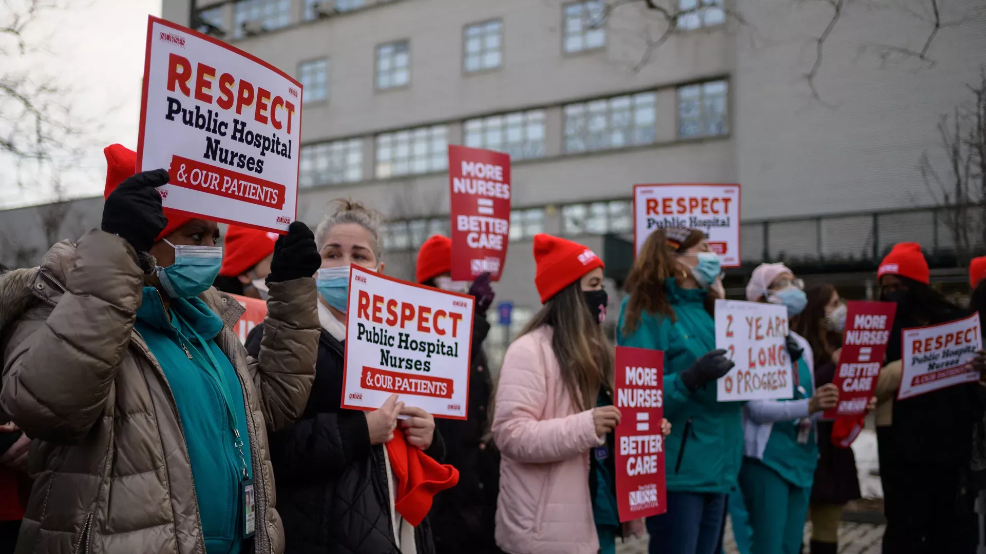 7K Nurses Strike in New York City