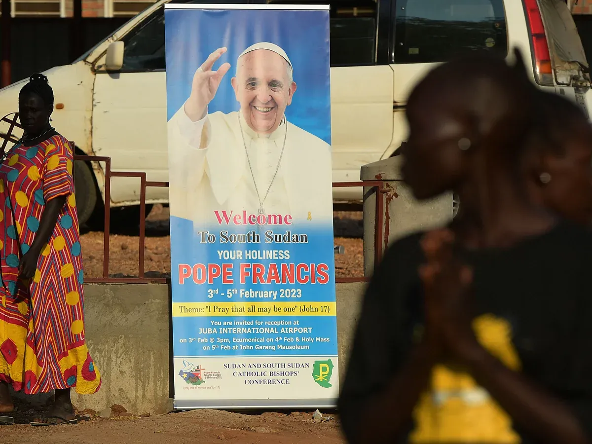 Pope Arrives in South Sudan For 'Pilgrimage of Peace'