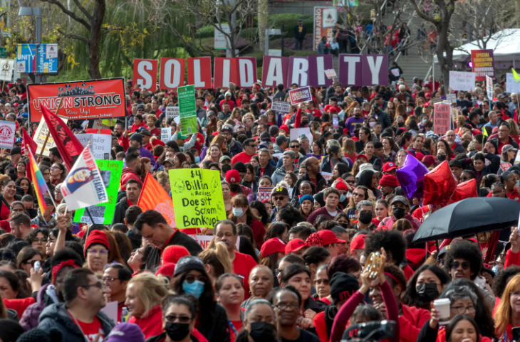 Los Angeles School District Goes on Strike