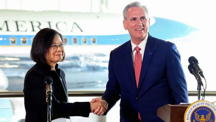 US House Speaker Meets With Taiwan's President