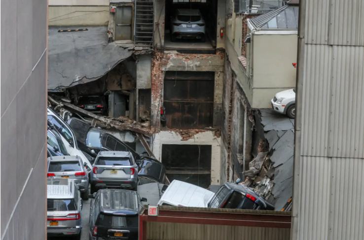 One Dead, Several Injured in New York Parking Garage Collapse