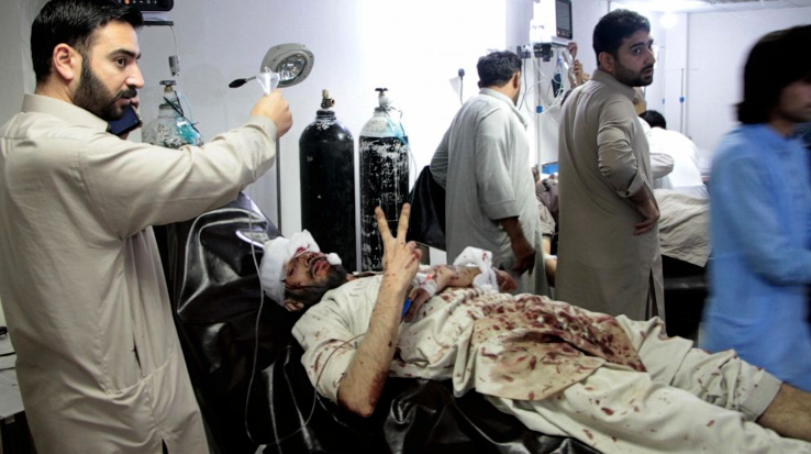 Pakistan: At Least 17 Killed in Explosions at Police Station