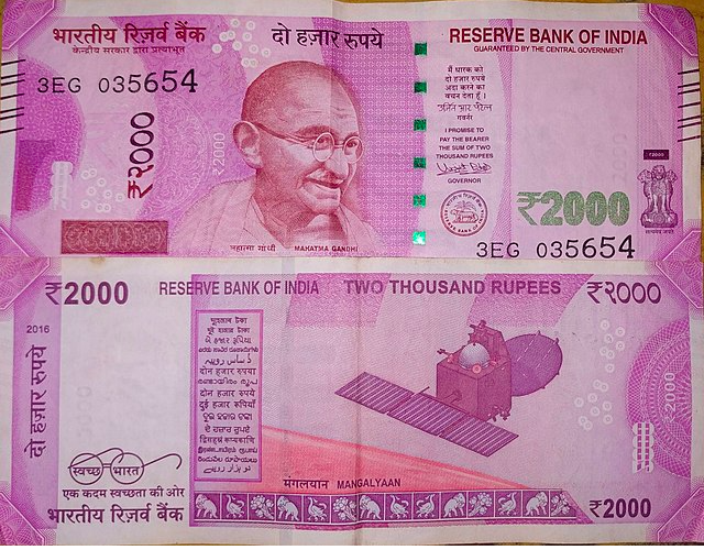 India to Withdraw 2K-Rupee Notes from Circulation