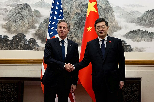 US Sec. of State Blinken Meets With PRC Diplomats, Xi