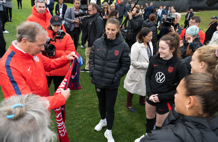 Most of USWNT Silent During US Anthem Again