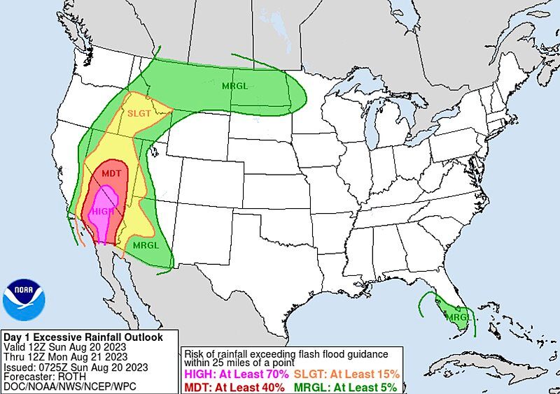 Tropical Storm Hilary Slams Southwest US and Baja California, Mexico