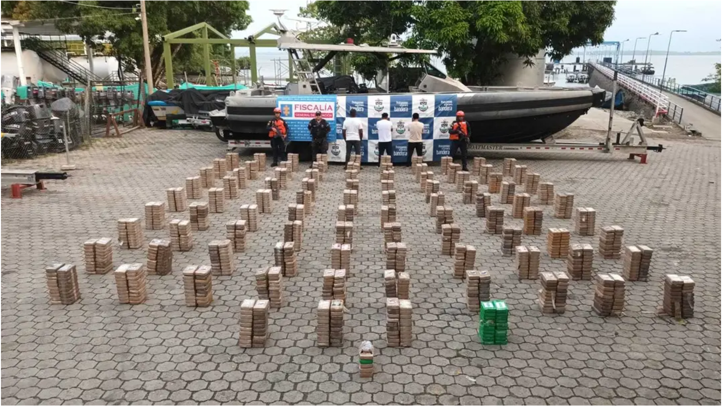 Colombian Navy Seizes Record 225-Tons of Cocaine