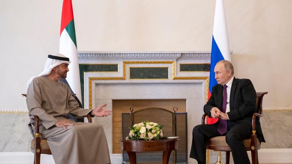 Putin Meets With UAE President post image