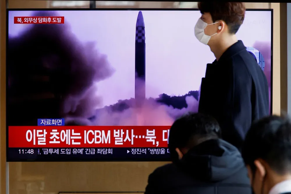 N. Korea Warns of 'Fiercer' Military Response, Fires Missile post image