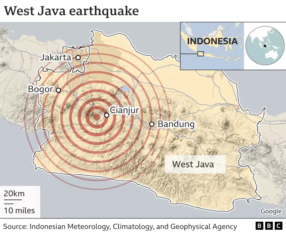 Indonesia: Java Quake Kills Over 160 and Injures Hundreds post image