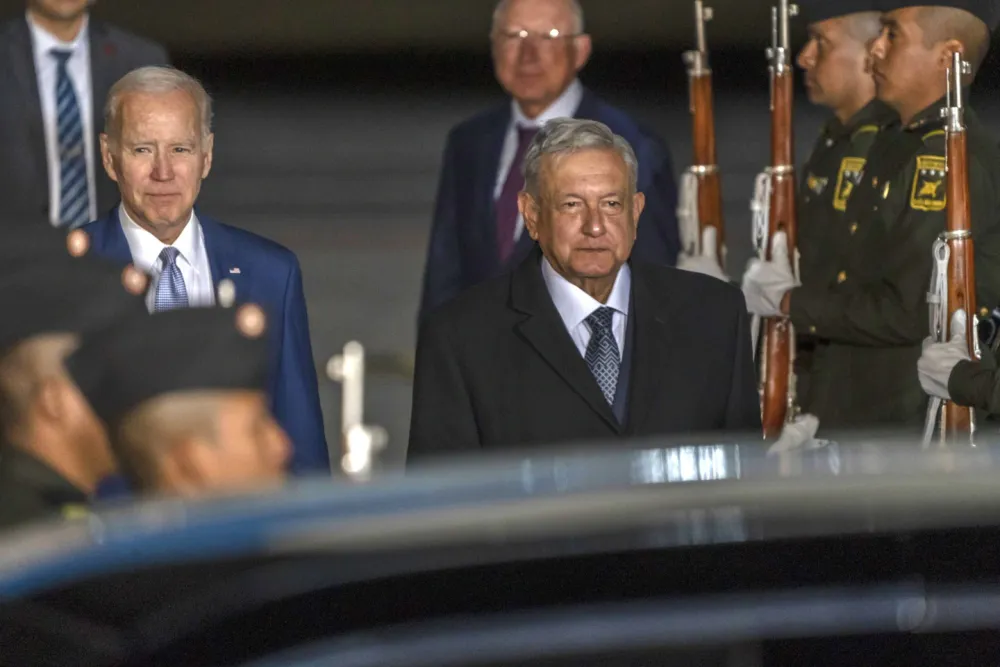 Biden Meets With Mexican Pres. Ahead of 'Three Amigos' Summit post image