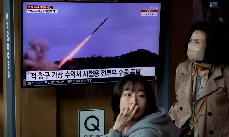 N. Korea Fires Ballistic Missiles After Protesting US Drills post image