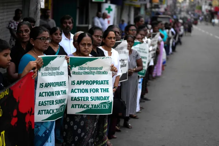 Sri Lanka: Protests on Fourth Anniversary of Easter Bombings post image