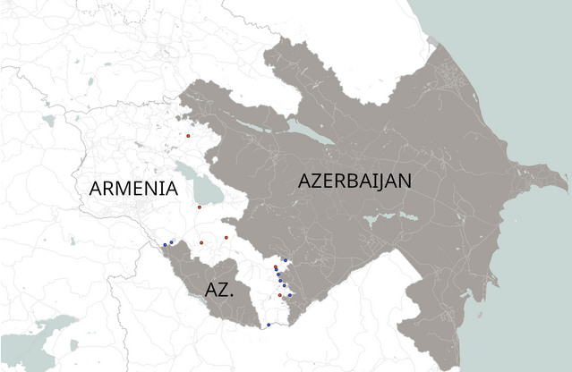 4 Soldiers Killed in Azerbaijan-Armenia Clash post image