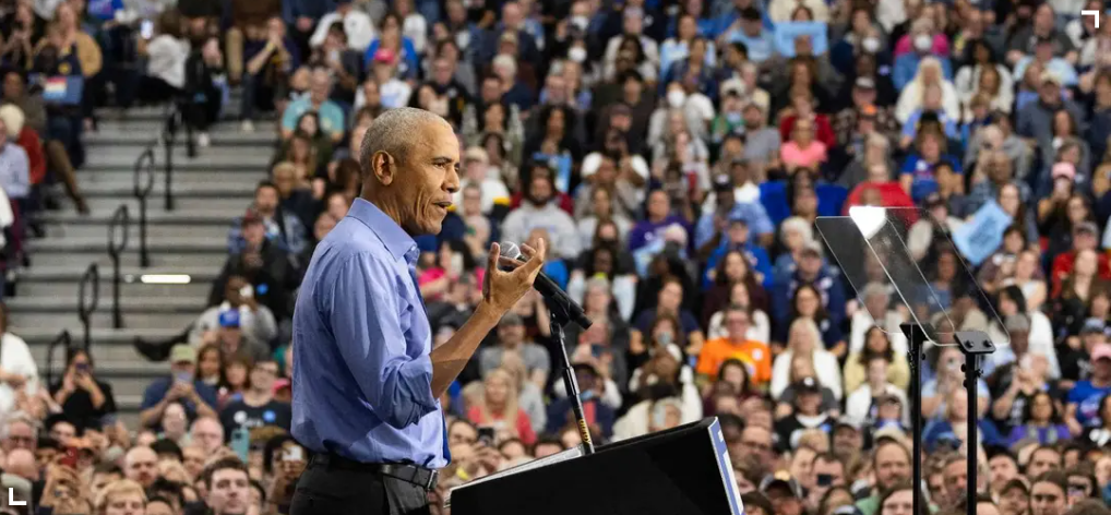 Barack Obama Hits Campaign Trail for Kamala Harris post image